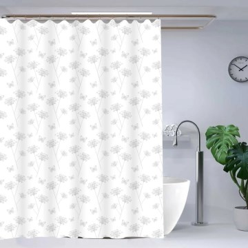 Dusch gardin TORO PREMIUM 178x199 cm blommor