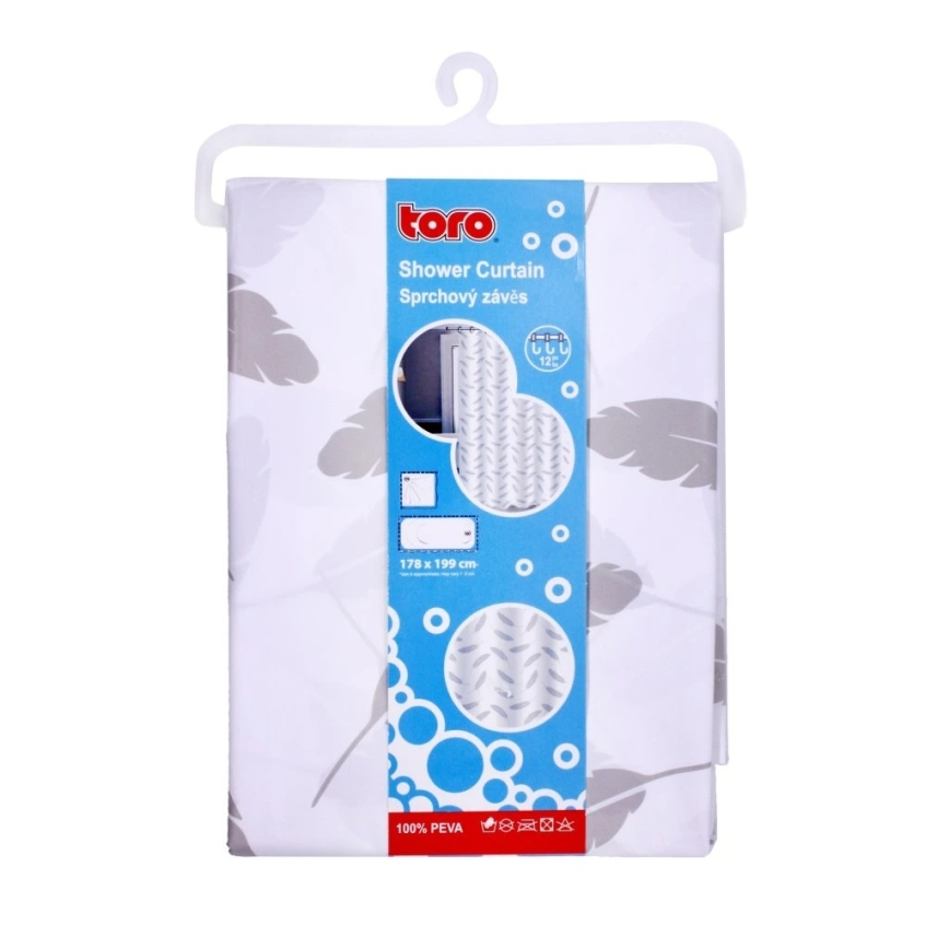 Dusch gardin TORO PREMIUM 178x199 cm löv