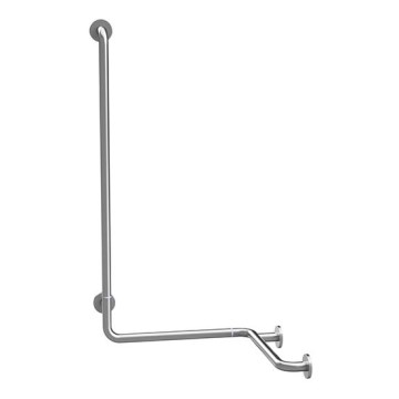 Duschhandtag 66x118 cm i rostfritt stål, silver