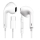Earphones med en microphone USB-C vit
