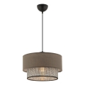 ECHO hängande lampa 1xE27/60W/230V brun/grå
