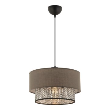 ECHO hängande lampa 1xE27/60W/230V brun/grå
