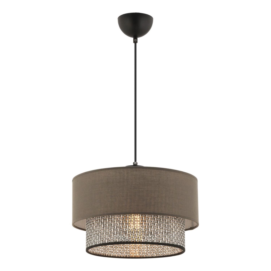ECHO hängande lampa 1xE27/60W/230V brun/grå