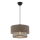 ECHO hängande lampa 1xE27/60W/230V brun/grå