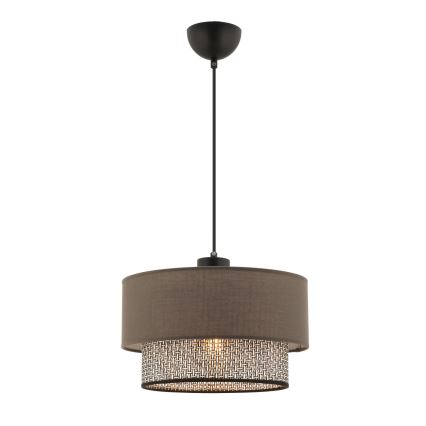 ECHO hängande lampa 1xE27/60W/230V brun/grå