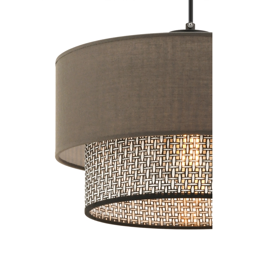 ECHO hängande lampa 1xE27/60W/230V brun/grå