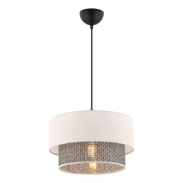 ECHO Hängande lampa 1xE27/60W/230V kräm/grå