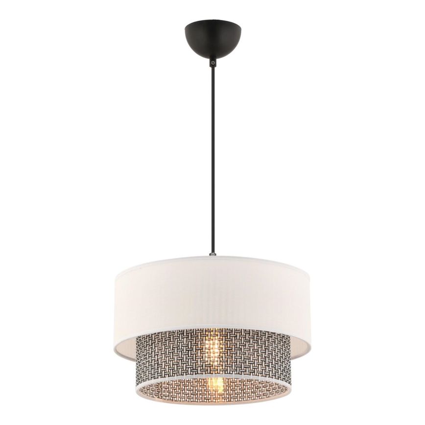 ECHO Hängande lampa 1xE27/60W/230V kräm/grå