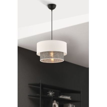 ECHO Hängande lampa 1xE27/60W/230V kräm/grå