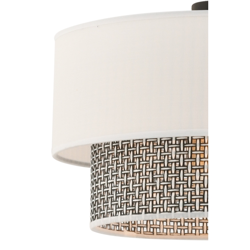 ECHO Hängande lampa 1xE27/60W/230V kräm/grå