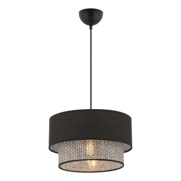 ECHO Hängande lampa 1xE27/60W/230V svart/grå