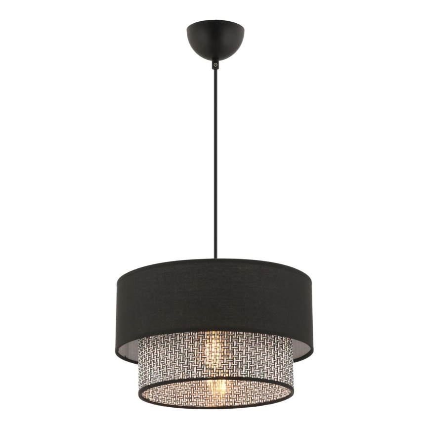 ECHO Hängande lampa 1xE27/60W/230V svart/grå