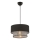 ECHO Hängande lampa 1xE27/60W/230V svart/grå
