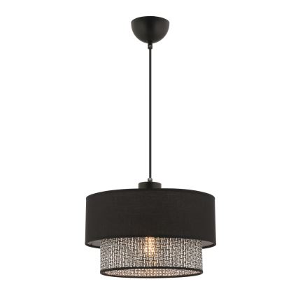 ECHO Hängande lampa 1xE27/60W/230V svart/grå