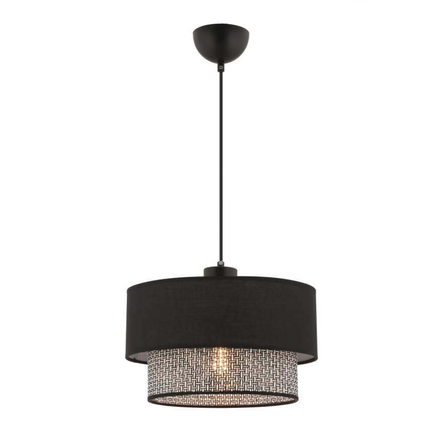 ECHO Hängande lampa 1xE27/60W/230V svart/grå