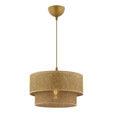 ECHO hänglampa 1xE27/60W/230V brun
