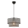 ECHO pendellampa 1xE27/60W/230V grå/svart