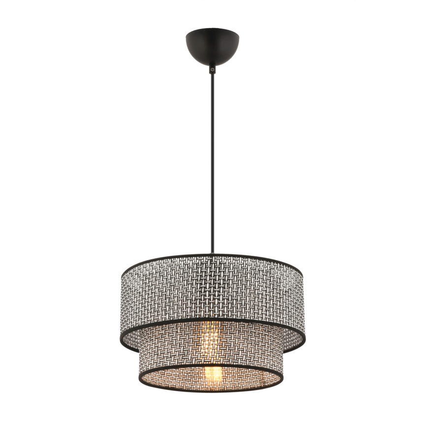 ECHO pendellampa 1xE27/60W/230V grå/svart