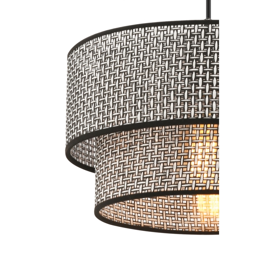 ECHO pendellampa 1xE27/60W/230V grå/svart