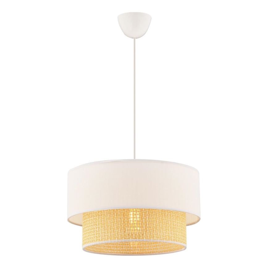 ECHO pendellampe 1xE27/60W/230V creme/beige