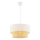 ECHO pendellampe 1xE27/60W/230V creme/beige
