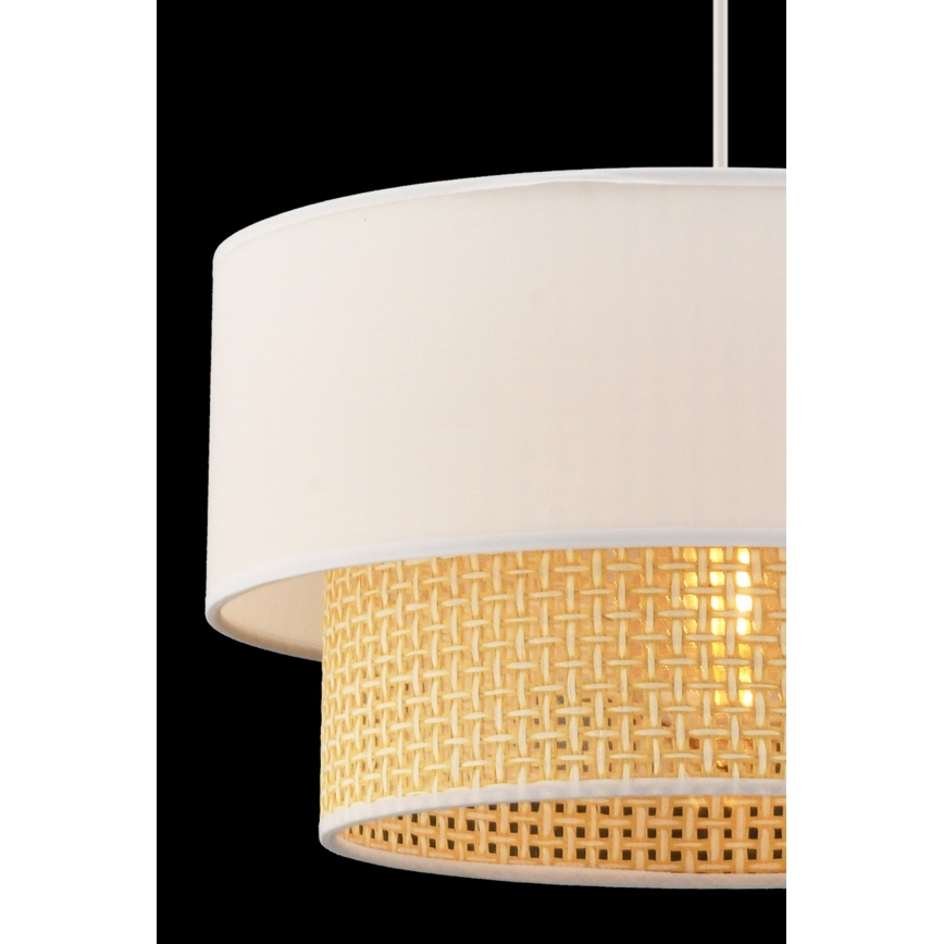 ECHO pendellampe 1xE27/60W/230V creme/beige