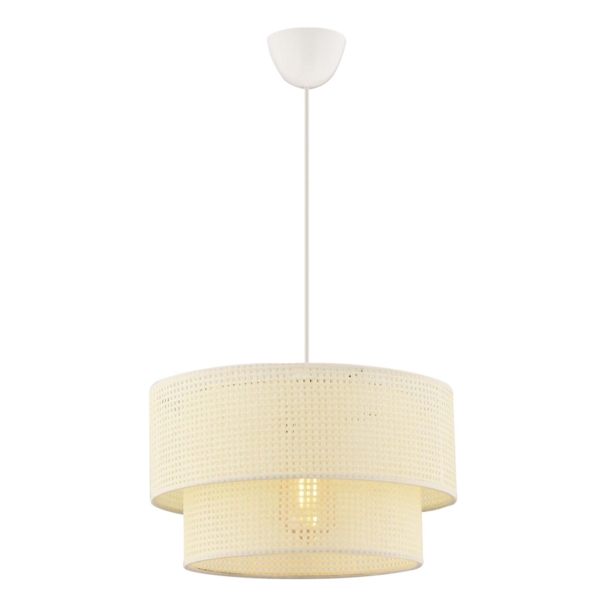 ECHO pendellampe 1xE27/60W/230V creme