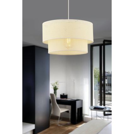 ECHO pendellampe 1xE27/60W/230V creme