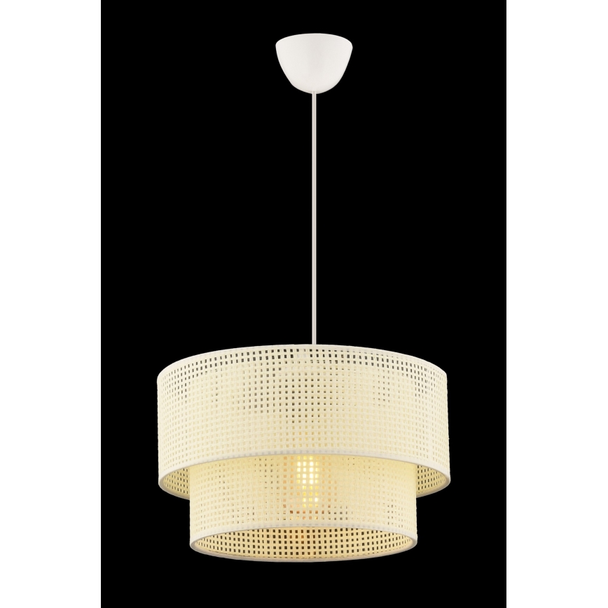 ECHO pendellampe 1xE27/60W/230V creme