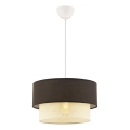 ECHO taklampa 1xE27/60W/230V brun/kram