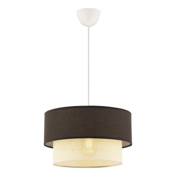 ECHO taklampa 1xE27/60W/230V brun/kram