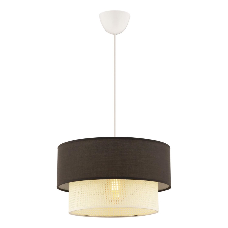 ECHO taklampa 1xE27/60W/230V brun/kram