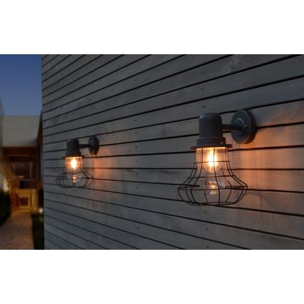 Eco-Belysning - Vägglampa för utomhusbruk BIRD 1xE27/60W/230V IP44