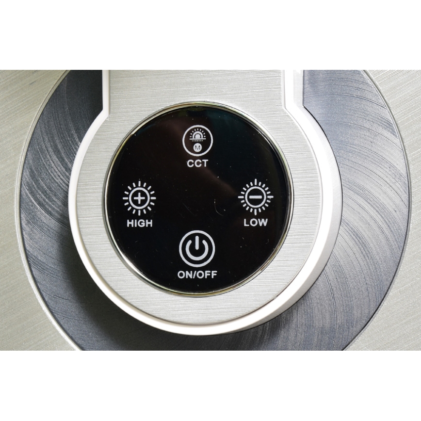 LED ljusreglerad bordslampa touch LIMA LED/8W/230V USB silver