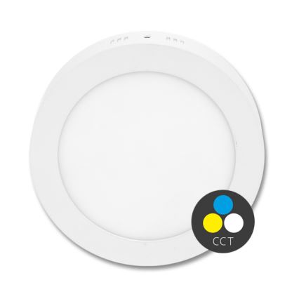 LED taklampa LADA LED/12W/230V 3000/4000/6000K diameter 17 cm vit