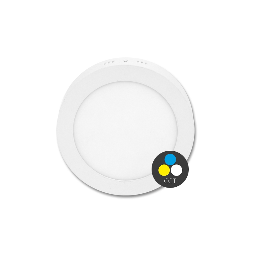 LED taklampa LADA LED/12W/230V 3000/4000/6000K diameter 17 cm vit