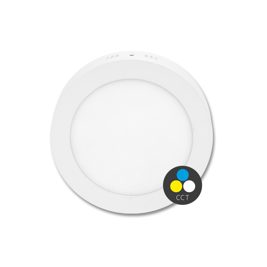 LED taklampa LADA LED/18W/230V 3000/4000/6000K diameter 22 cm vit