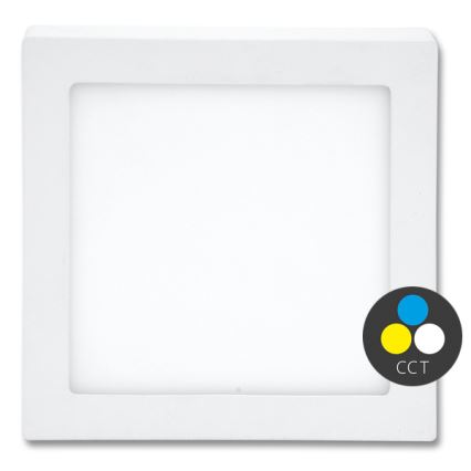 LED taklampa RAFA LED/18W/230V 3000/4000/6000K 22x22 cm vit