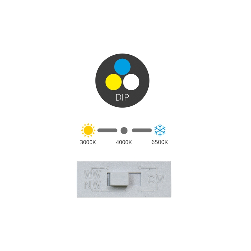 LED infälld belysning TINA LED/12W/230V 3000/4000/6500K diameter 12 cm vit