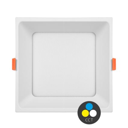 LED infälld taklampa TONY LED/24W/230V 3000/4000/6500K 17x17 cm vit