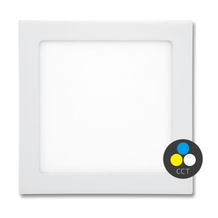 Infälld LED badrumsbelysning RAFA LED/18W/230V 3000/4000/6000K 22x22 cm IP44 vit