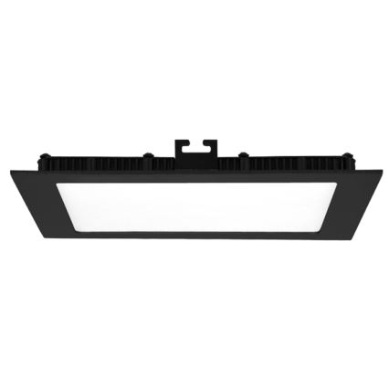 Infälld LED badrumsbelysning RAFA LED/25W/230V 3000/4000/6000K 30x30 cm IP44 svart