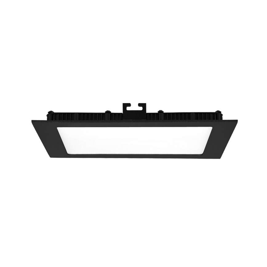 Infälld LED badrumsbelysning RAFA LED/25W/230V 3000/4000/6000K 30x30 cm IP44 svart
