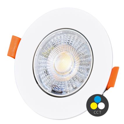 LED Dimbar infälld belysning ZITA LED/3/5/7W/230V 3000/4000/6000K diameter 9 cm vit