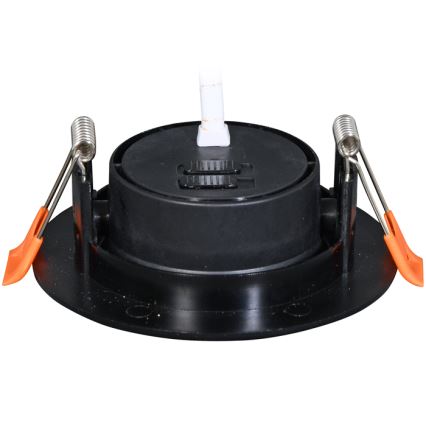 LED Dimbar infälld belysning ZITA LED/3/5/7W/230V 3000/4000/6000K diameter 9 cm svart
