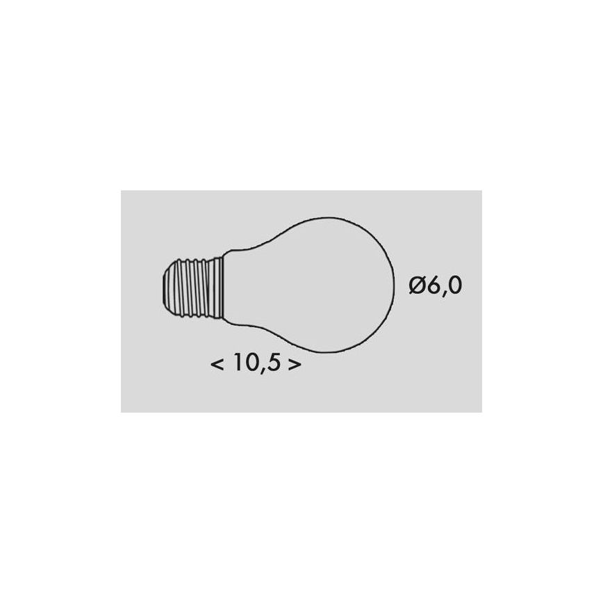 LED glödlampa RETRO A60 E27/4W/230V 3000K 840lm