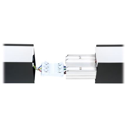 LED taklampa DONAR LED/28W/230V 4000K 120 cm svart
