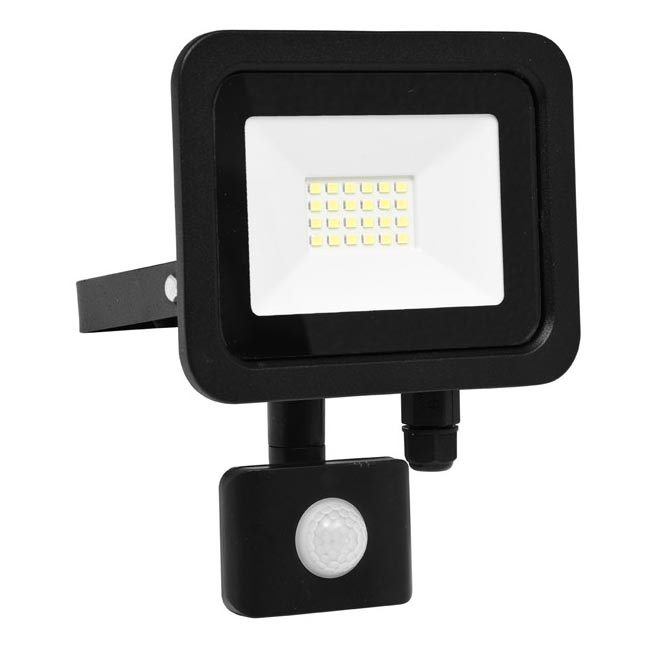 Ecolite RLED48WL-20W/PIR - LED Strålkastare stjärna med sensor LED/20W/230V IP44