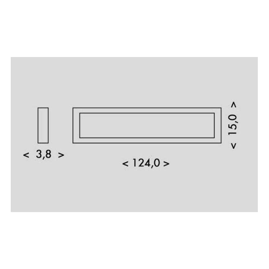 LED taklampa PILO LED/36W/230V 4100K 124 cm vit