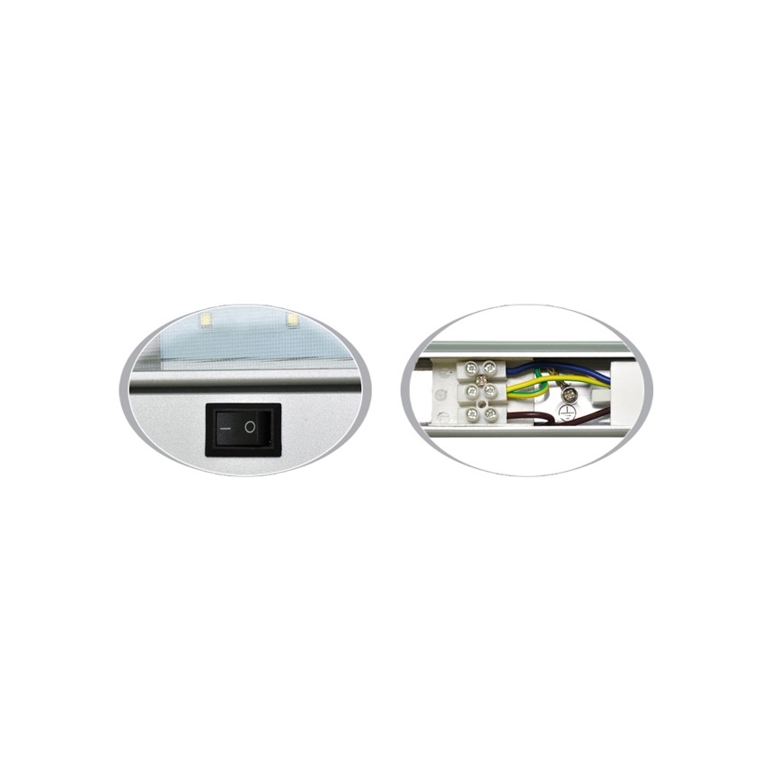 Ecolite TL2016-42SMD/10W - LED köksbelysning bänk GANYS LED/10W/230V